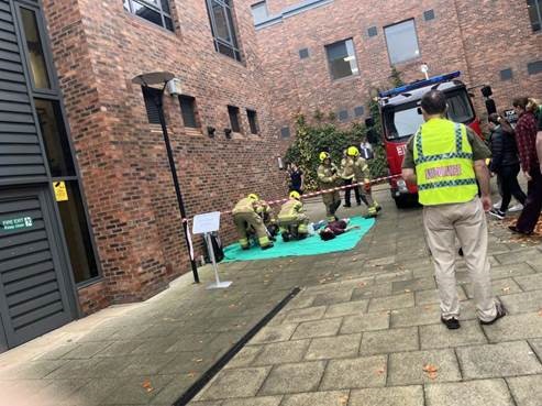 Incident Injuries At Least Eight at University (Scenario) 